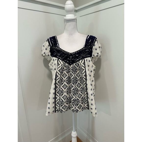 Maeve NWT Blouse in Blue Motif - Picture 1 of 5